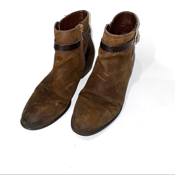 Franco Sarto Women’s Brown Ankle Bootie - Picture 7 of 9